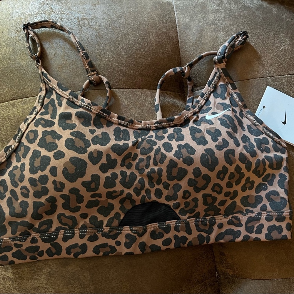 NWT Nike Cheetah Sports Bra